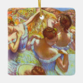 Die blauen Tänzer von Edgar Degas Keramikornament (Vorderseite)