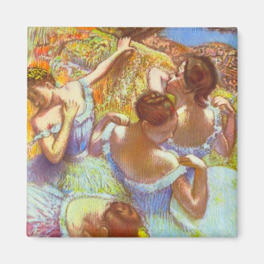 Die blauen Tänzer von Edgar Degas Magnet (Vorne)