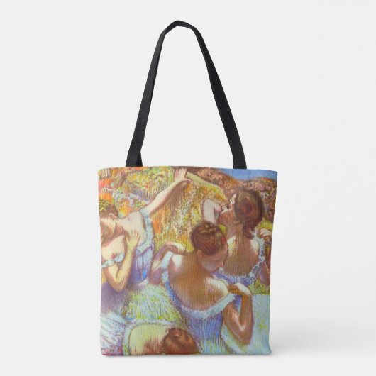 Die blauen Tänzer von Edgar Degas Tasche (Rückseite)