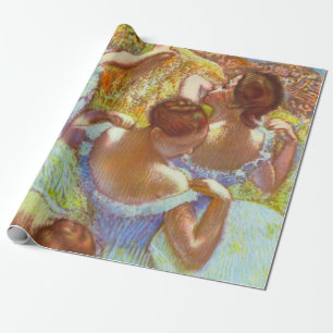 Die blauen Tänzerinnen von Edgar Degas Geschenkpapier