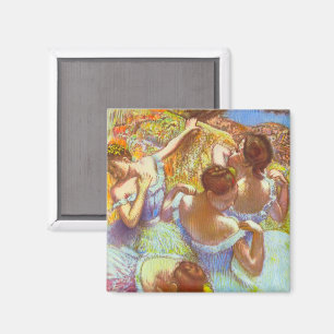 Die blauen Tänzerinnen von Edgar Degas Magnet