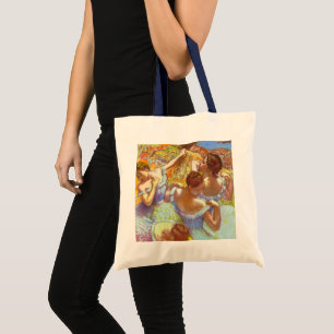 Die blauen Tänzerinnen von Edgar Degas Tragetasche