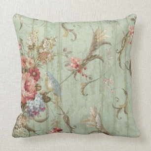 Die blauer Vogel-französische Kissen