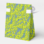 Die blaugelbe Acacia Wattle Art dankt Geschenkboxe Geschenkschachtel (Rückseite)