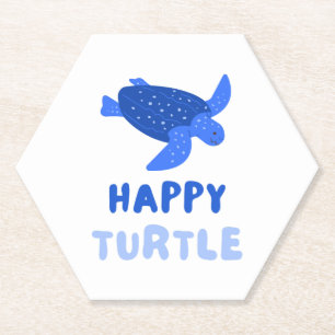 Die Blauschildkröten-Umwelt Erde Rette unseren Pla Untersetzer