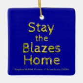 Die Blazes-Zuhause bleibe Keramikornament (Vorderseite)