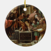 Die Blendung von Elymas (Cartoon für das Sistine Keramikornament (Hinten)