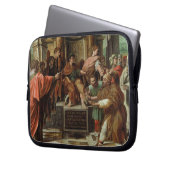 Die Blendung von Elymas (Cartoon für das Sistine Laptopschutzhülle (Vorderseite Links)