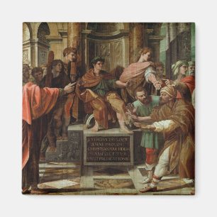 Die Blendung von Elymas (Cartoon für das Sistine Magnet