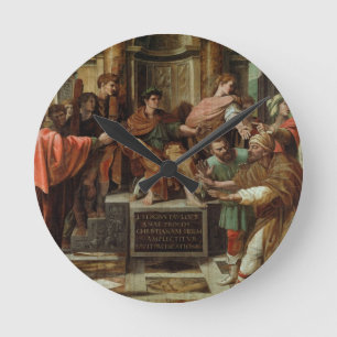 Die Blendung von Elymas (Cartoon für das Sistine Runde Wanduhr