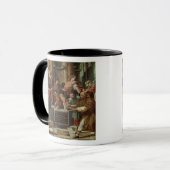 Die Blendung von Elymas (Cartoon für das Sistine Tasse (Vorderseite Links)