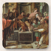 Die Blendung von Elymas (Cartoon für das Sistine Untersetzer (Vorderseite)