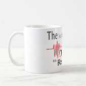 Die Blicke, zum einer Herz-Krankenpflege-Tasse zu Kaffeetasse (Links)