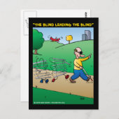 "Die Blinde Führung der Blinden" Postkarte (Vorne/Hinten)