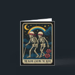 Die Blinde Führung Die Blinde Tarot Card Skele Karte<br><div class="desc">Die Blinde Führung Das Blinde Funny Tarot Card Skelett</div>