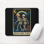 Die Blinde Führung Die Blinde Tarot Card Skele Mousepad (Mit Mouse)