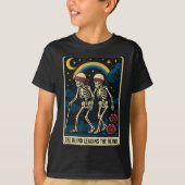 Die Blinde Führung Die Blinde Tarot Card Skele T-Shirt (Vorderseite)