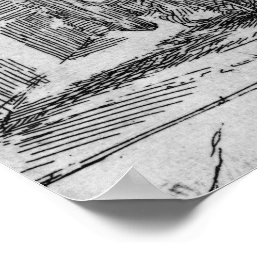 Die blinde Tobit, 1651 Poster (Ecke)