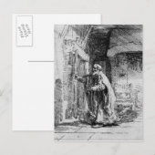 Die blinde Tobit, 1651 Postkarte (Vorne/Hinten)