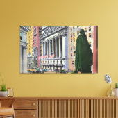 Die Blinds an der New Yorker Börse Leinwanddruck (Insitu (Wohnzimmer))