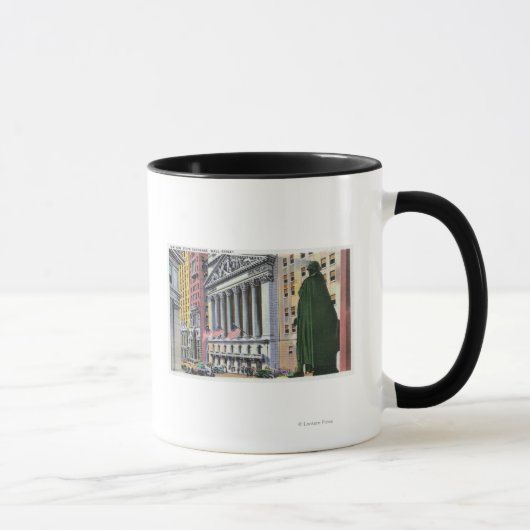 Die Blinds an der New Yorker Börse Tasse (Rechts)