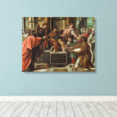 Die Blindung von Elymas (Cartoon für die Sixtinisc Leinwanddruck (Insitu (Holzboden))