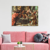 Die Blindung von Elymas (Cartoon für die Sixtinisc Leinwanddruck (Insitu (Wohnzimmer))