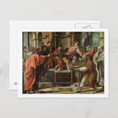 Die Blindung von Elymas (Cartoon für die Sixtinisc Postkarte (Vorne/Hinten)