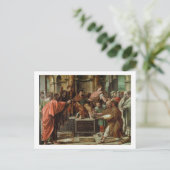 Die Blindung von Elymas (Cartoon für die Sixtinisc Postkarte (Stehend Vorderseite)