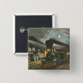 Die Blitz-Eilzüge, 1863 Button (Vorne & Hinten)