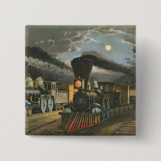 Die Blitz-Eilzüge, 1863 Button (Vorderseite)