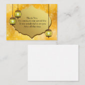 Die Blitzlampe danke Karte (Vorne/Hinten)