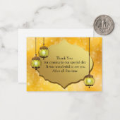 Die Blitzlampe danke Karte (Vorderseite/Rückseite Beispiel)