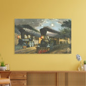 Die Blitzschnurzüge, 1863 Leinwanddruck (Insitu (Wohnzimmer))