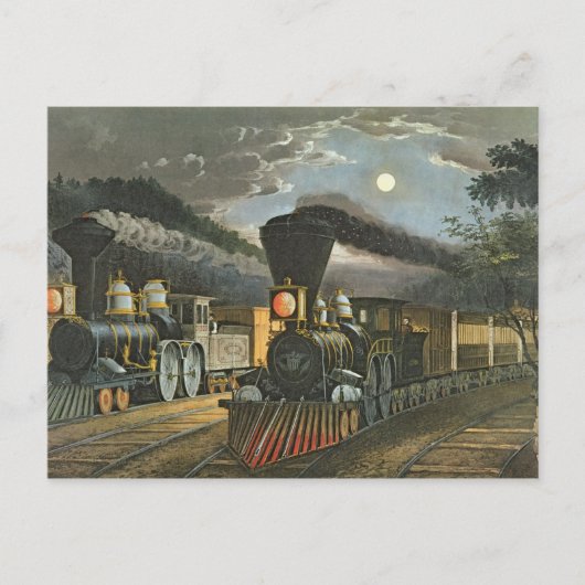 Die Blitzschnurzüge, 1863 Postkarte (Vorderseite)