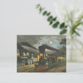Die Blitzschnurzüge, 1863 Postkarte (Stehend Vorderseite)