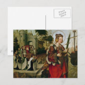 Die Blockade der Relikte der Heiligen Auta Postkarte (Vorne/Hinten)