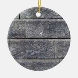Die Blockmauer Keramik Ornament