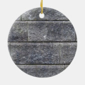 Die Blockmauer Keramik Ornament (Hinten)