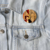 Die Blondine des Gangsters Button (Beispiel)