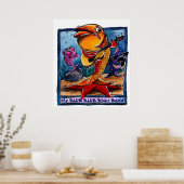 Die Blub-Blub-Blues Poster (Küche)