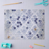 Die Blue Bee Serie Design 13 Gewebepapier Seidenpapier (Basteln)