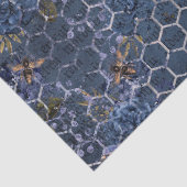 Die Blue Bee Serie Design 15 Gewebe Papier (Detail)