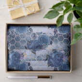 Die Blue Bee Serie Design 17 Seidenpapier (Geschenk)