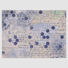 Die Blue Bee Serie Design 18 Tissue Paper Seidenpapier