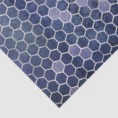 Die Blue Bee Serie Design 4 Seidenpapier (Detail)
