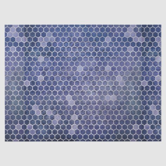 Die Blue Bee Serie Design 4 Seidenpapier (Vorderseite)
