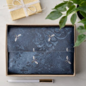 Die Blue Bee Serie Design 7 Seidenpapier (Geschenk)