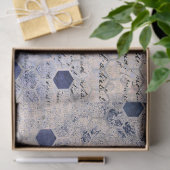 Die Blue Bee Series Design 18 Tissue Papier (Geschenk)