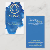 Die Blue Business Card Visitenkarte (Vorne/Hinten)